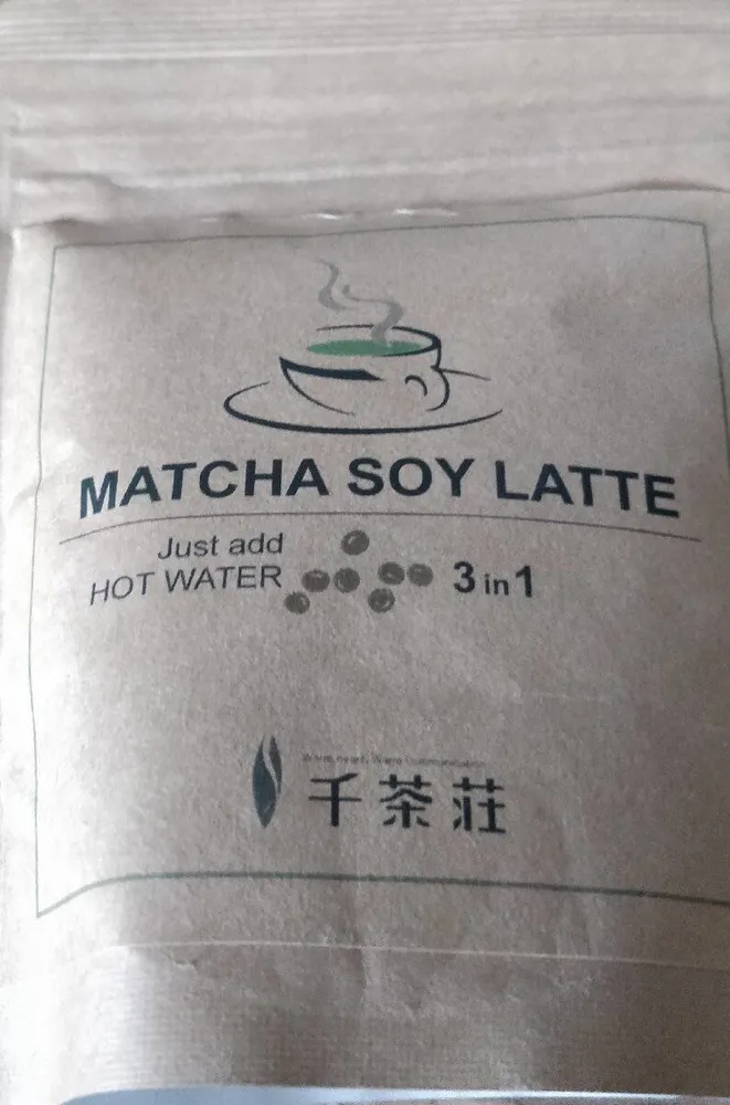 Matcha soy latte