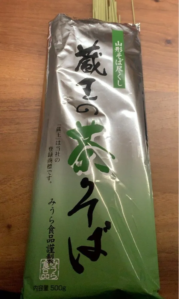 Soba Nudel mit Grüntee Aroma