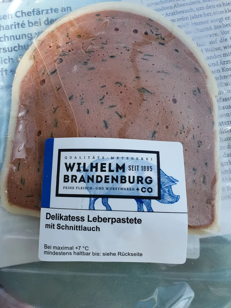 Delikatess Leberpastete Schnittlauch