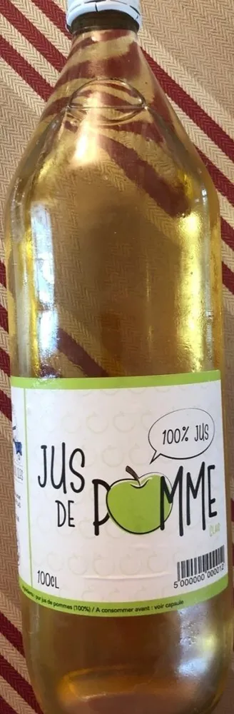 100% jus de pomme