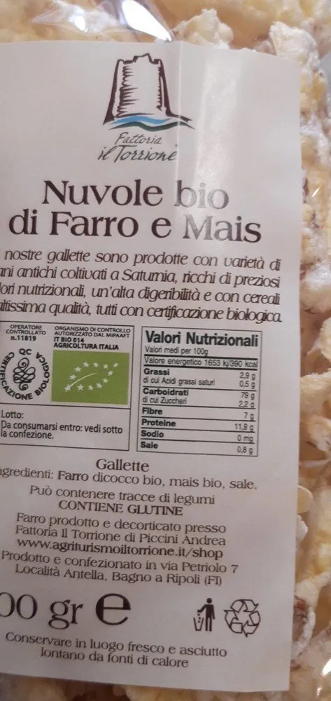 Nuvole bio di farro eais