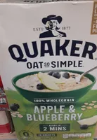 Quaker oat so simple apple and blueberry