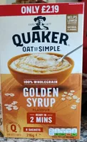 Golden syrup flavour oat so simple