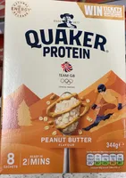Protein Peanut Butter Flavour Microwavable Oats With Added Soy Protein