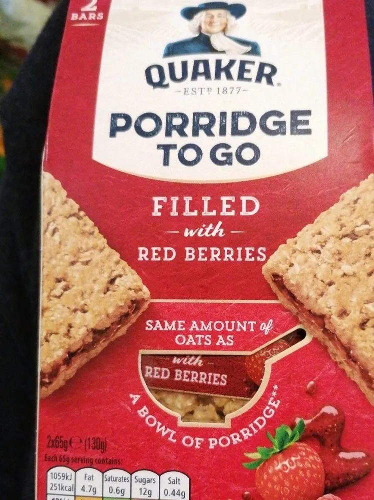 Quaker Porridge To Go