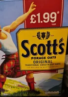 Scott's porage oats