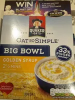 Oat So Simple Big Bowl Golden Syrup