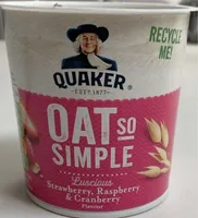 strawberry raspberry and cranberry oats