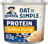 GOLDEN SYRUP FLAVOUR HOT OAT CEREAL WITH SOY PROTEIN