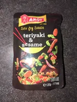 Sauce teriyaki and sesame