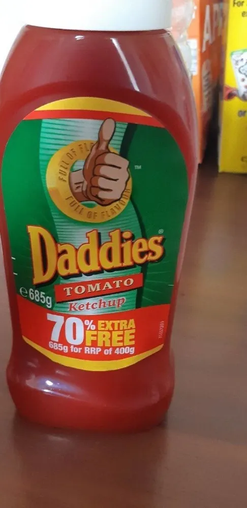 Daddies tomato ketchup
