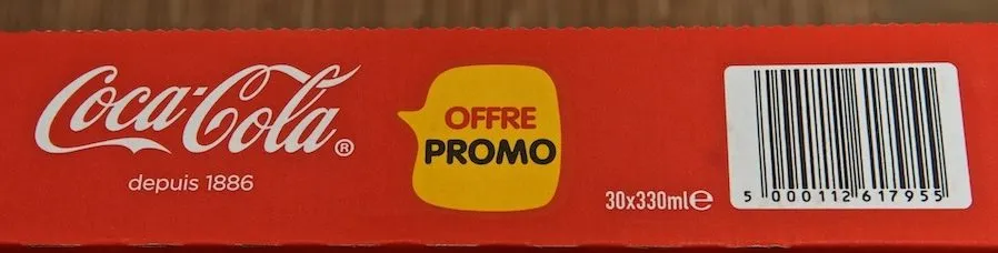 Lot de 30 Canettes Slim Can de Coca Cola