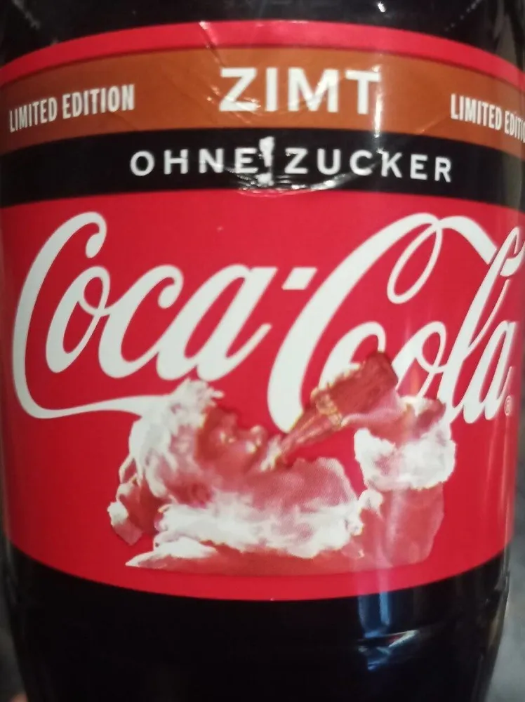 Coca Cola Zimt ohne Zucker