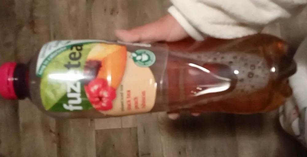 Black tea peach hibiscus