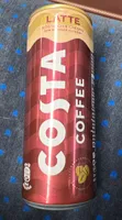 Costa Coffee Latte 30% weniger Zucker