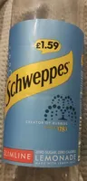 Schweppes slimline lemonade