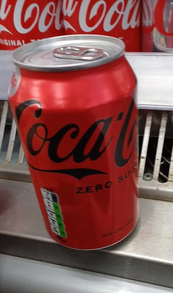 coca cola zero suger tin