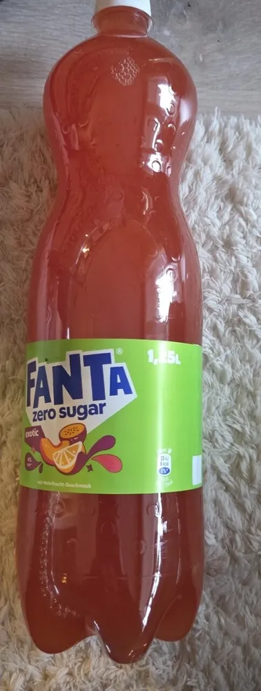 Fanta zero sugar xotic
