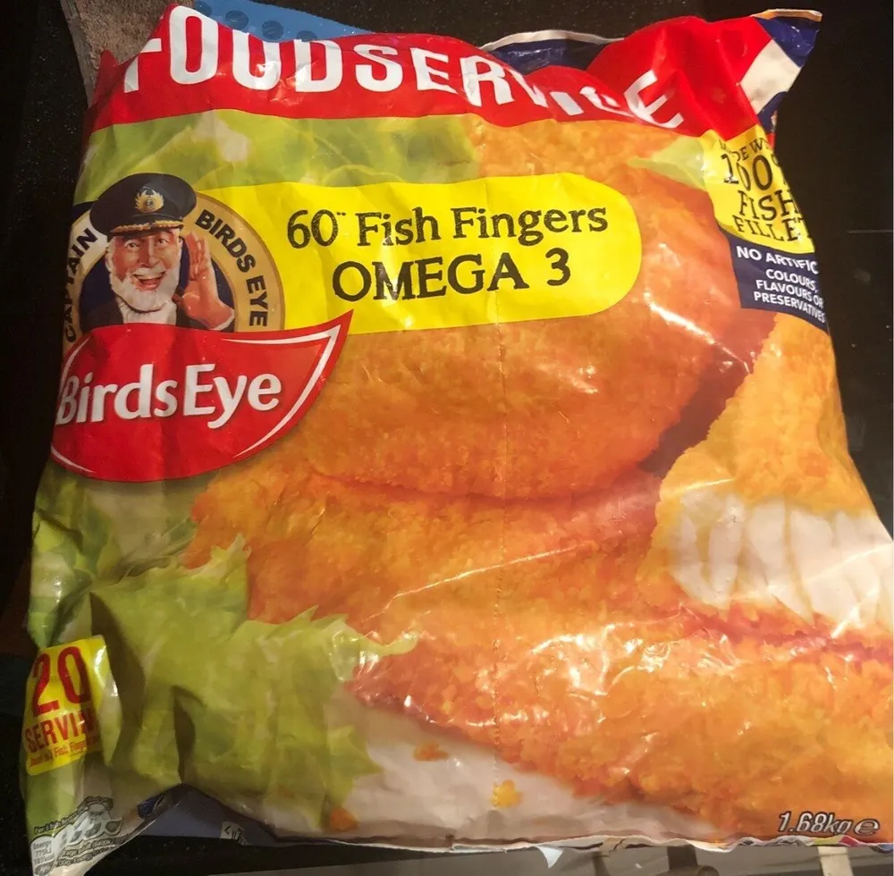 60 fish fingers omega 3