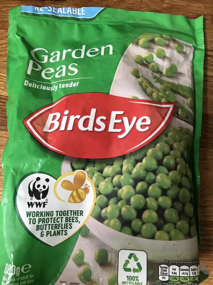 Birds Eye Garden Peas 800G