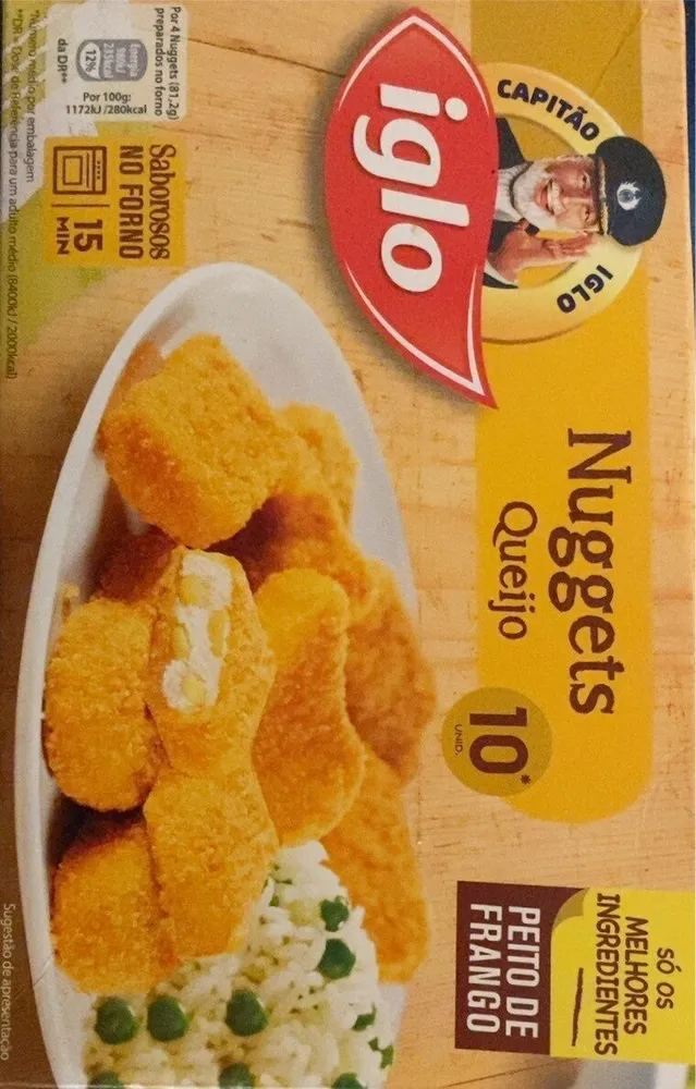 Nuggets queijo