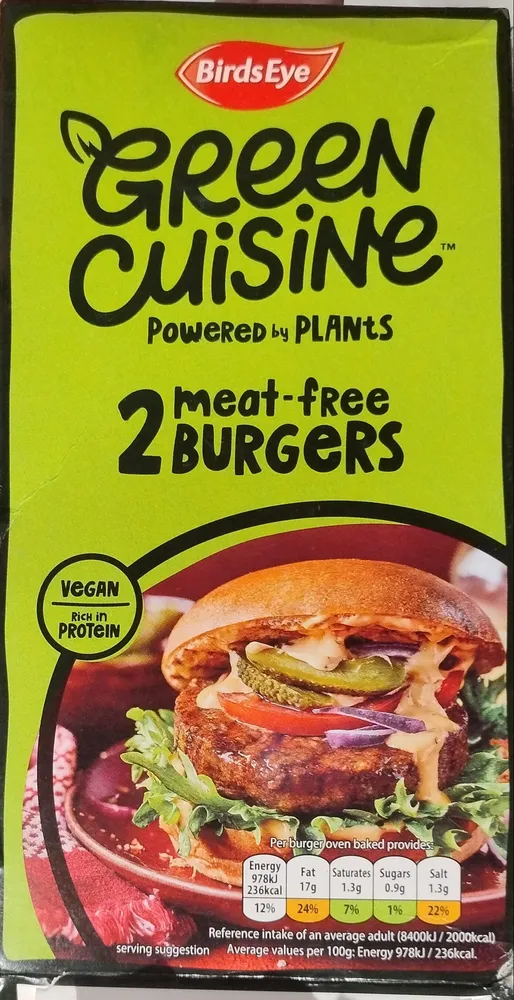 Meat Free Burgers
