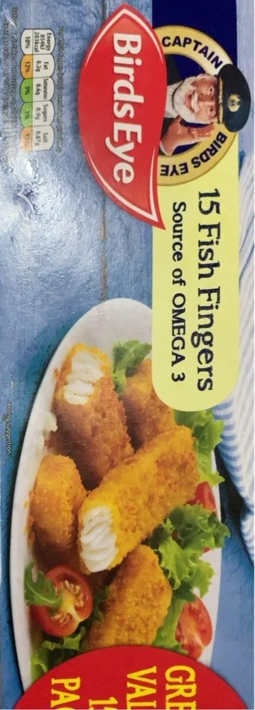 15 fish fingers source of omega 3