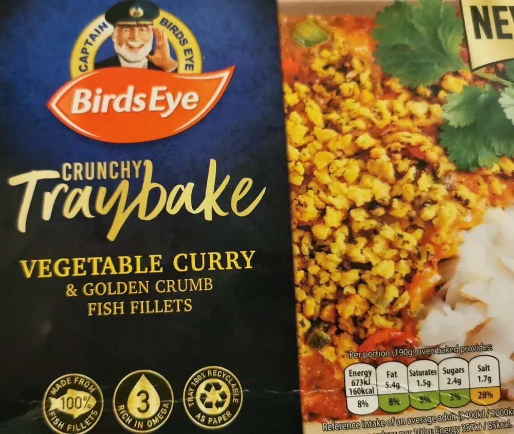 Veg curry traybake