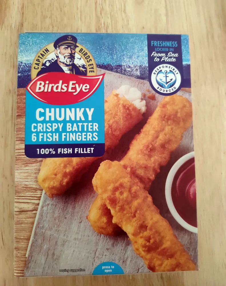 Chunky crispy batter fish fingers