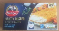 2 Fish Fillets Lightly Dusted