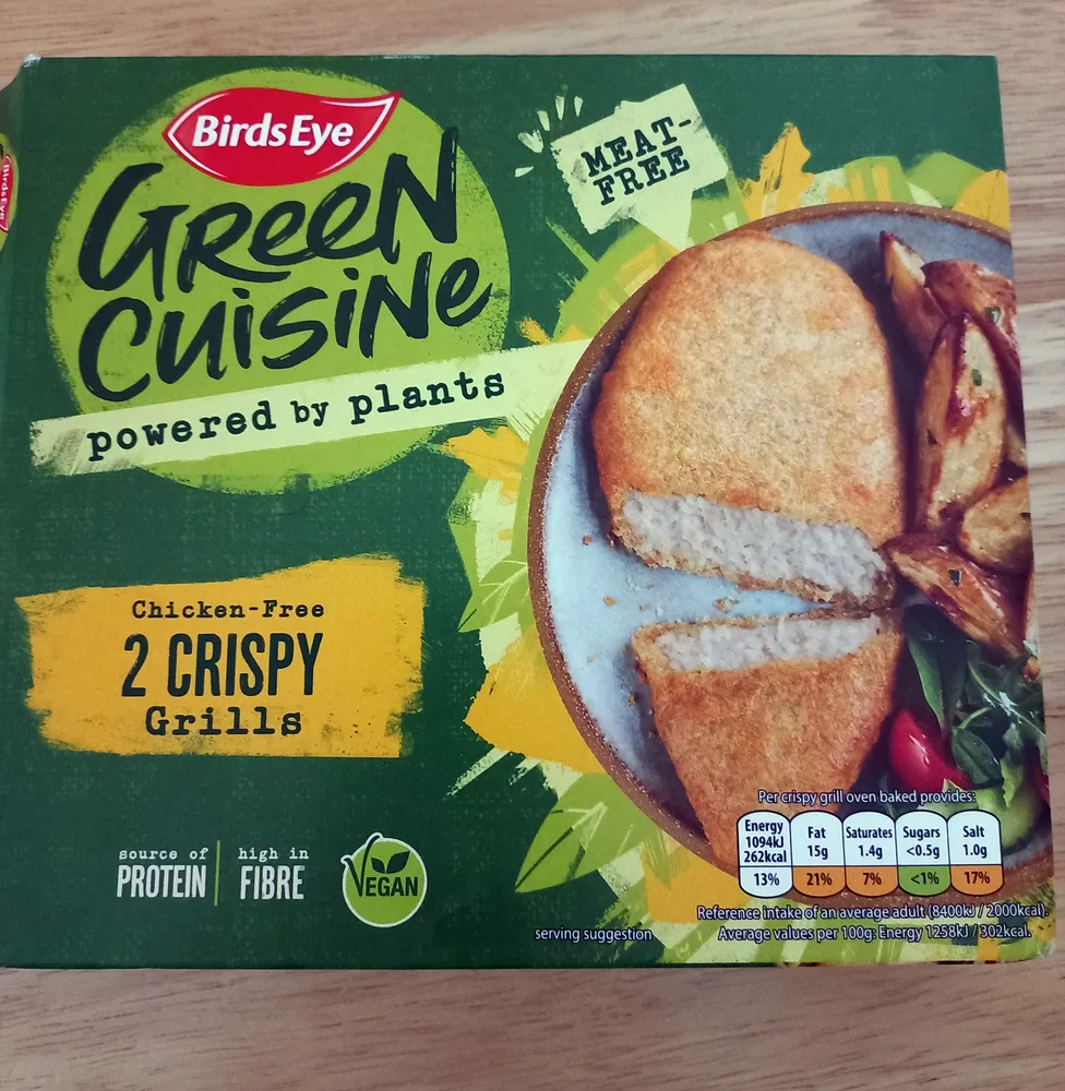 Chicken-free crispy grills