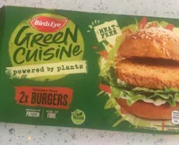 Green crusine burgers chicken