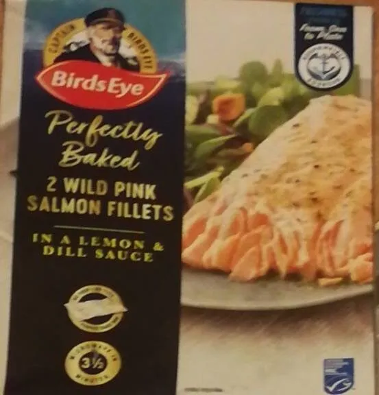 Perfectly baked 2 wild pink salmon fillets