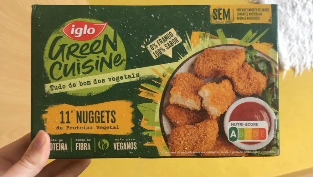 Nuggets de proteines vegetales