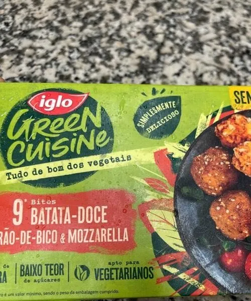 Bites  Batata Doce , Grão de Bico & Mozzarella