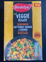 Seasoned butternut squash and quinoa