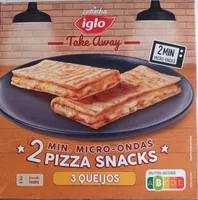 2 Pizza Snacks 3 Queijos