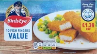 BirdsEye 10 Fish fingers value