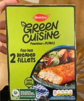 Fishless breaded fillets