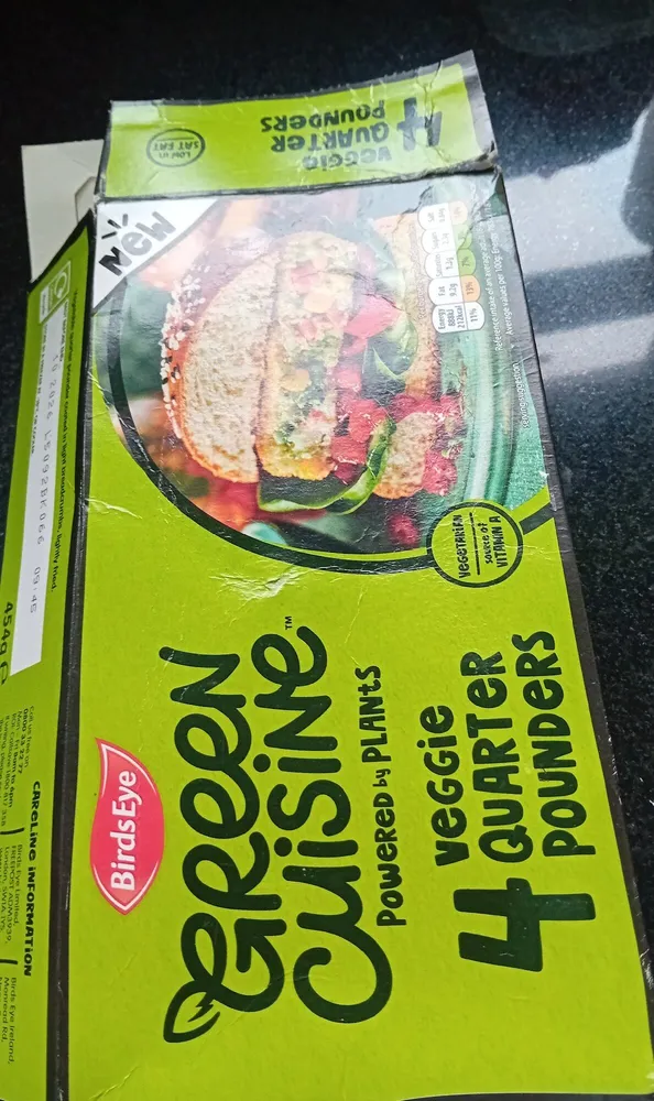 1 veggie quarter pounders