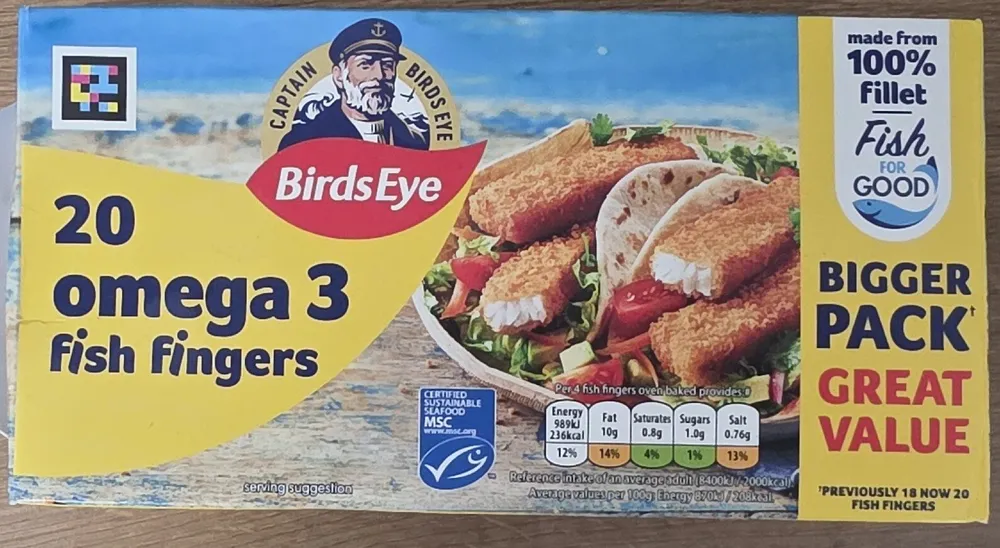 Omega 3 Fish Fingers