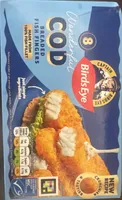 Breaded fish fingers