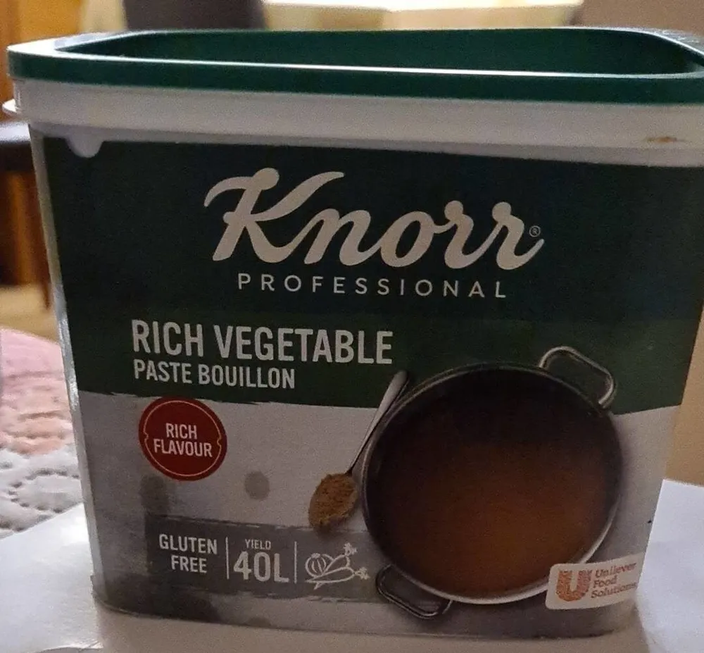 Rich vegetable paste bouillon