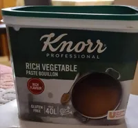 Rich vegetable paste bouillon