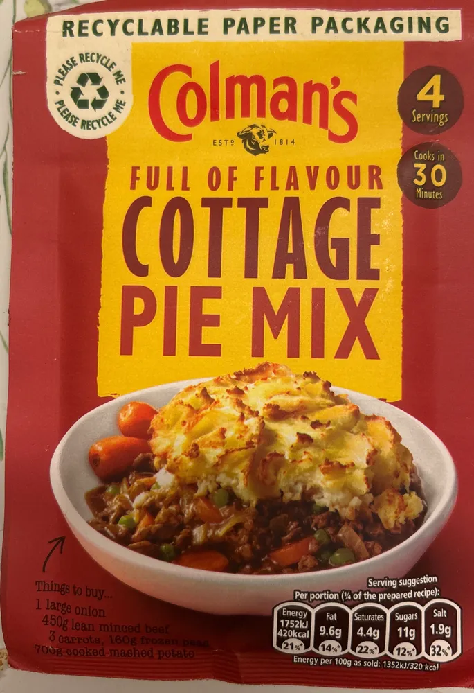 Cottage Pie Mix