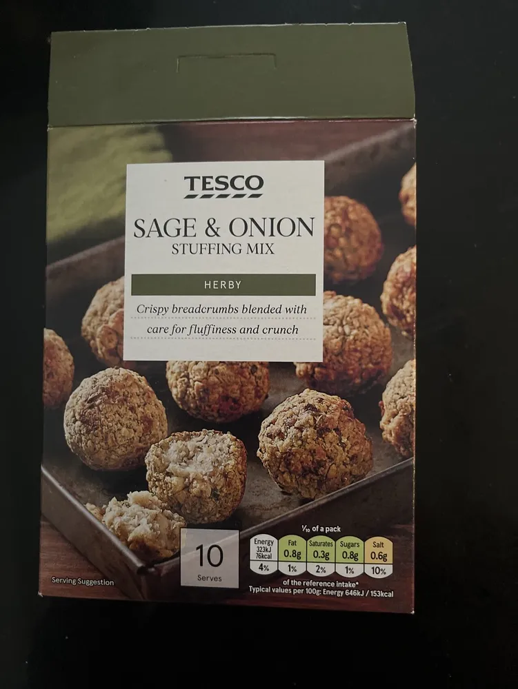 Sage & onion stuffing mix