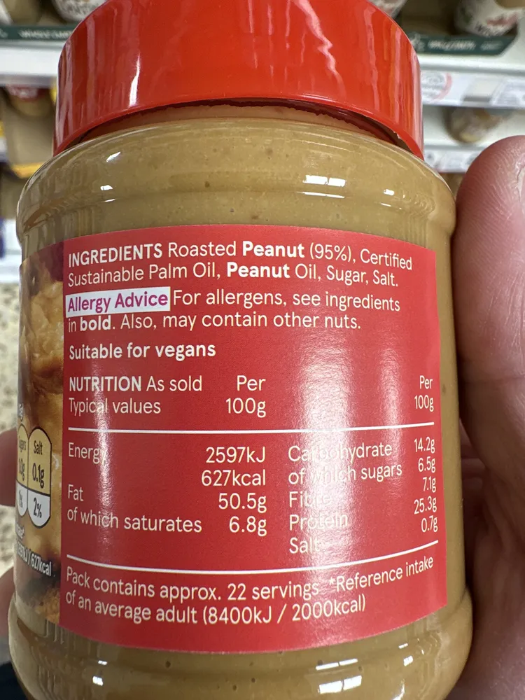 Crunchy Peanut Butter (beurre De Cacahuètes)