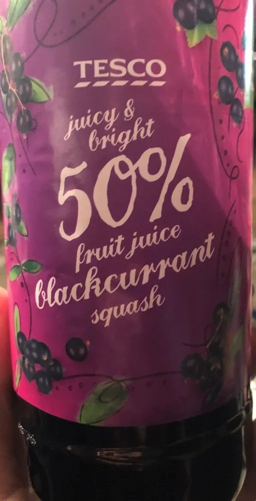 Blackcurrant cordial