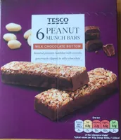 Tesco Peanut Munch Bar 6 Pack 192G