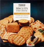 Tesco Biscuits For Cheese 500G